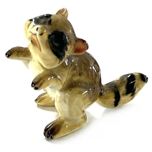 Vintage Hagen-Renaker Standing Raccoon Figurine California Pottery Miniature #39 - Picture 1 of 6